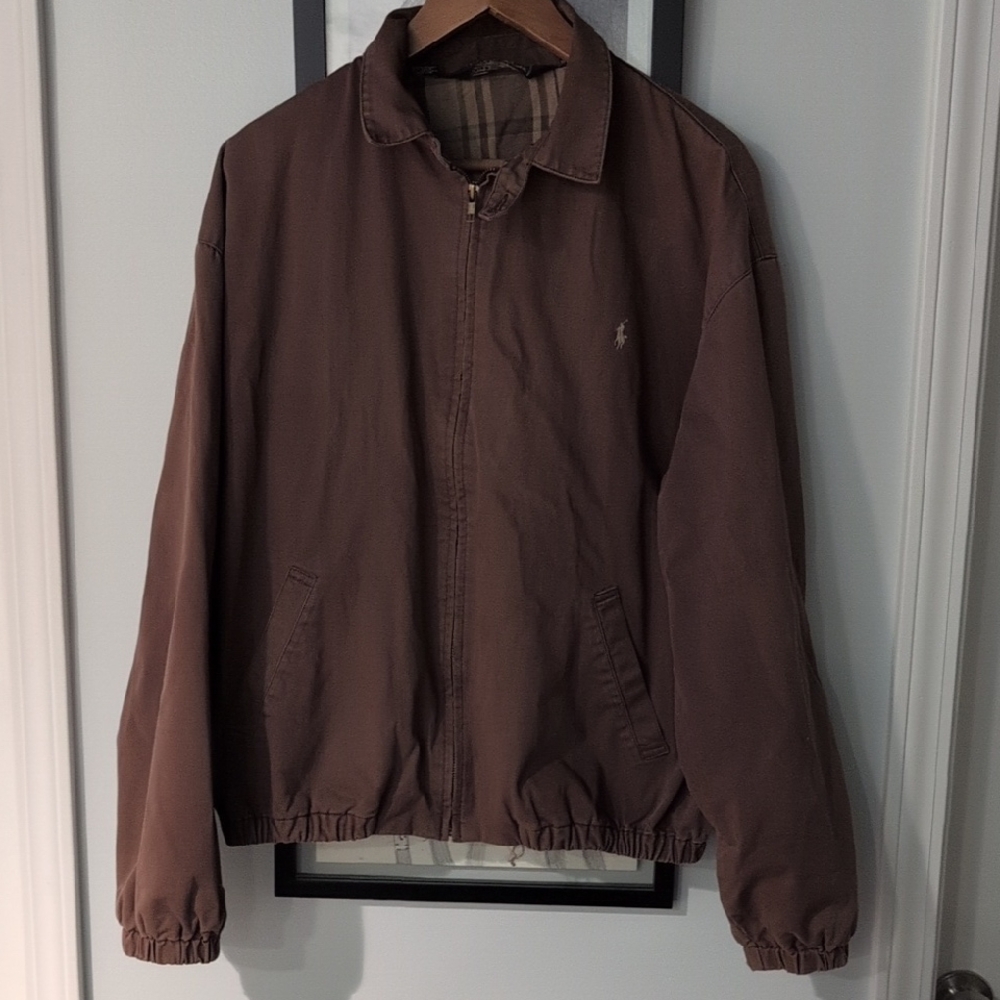Vintage Polo by Ralph Lauren Men's Chocolate Brown Jacket Sz Lg